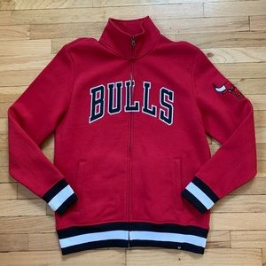 Chicago Bulls Premium Fleece Track Jacket NWT